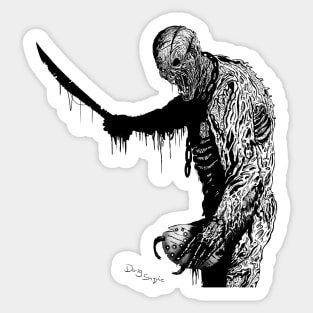 Jason Unmasked Sticker